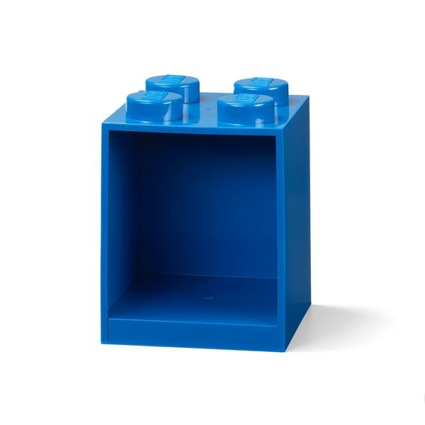 LEGO® Bücherregal 4 Noppen Blau