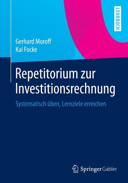 Produktbild: Repetitorium zur Investitionsrechnung