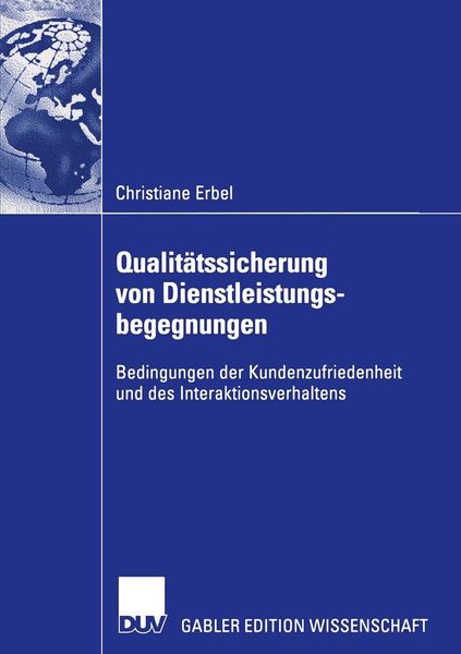 Produktbild: Qualit&auml;tssicherung von Dienstleistungsbegegnungen