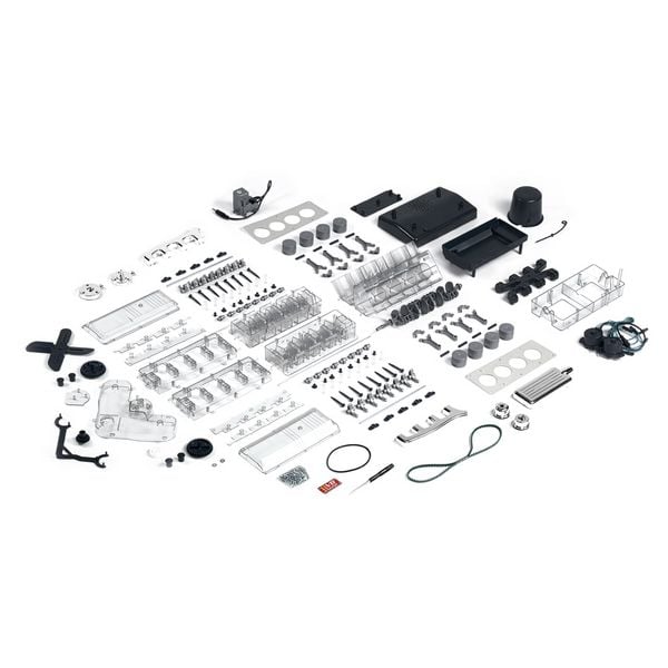 Produktbild: FRANZIS 67114 - Technikbausatz V8-Motor - Facelift 2026