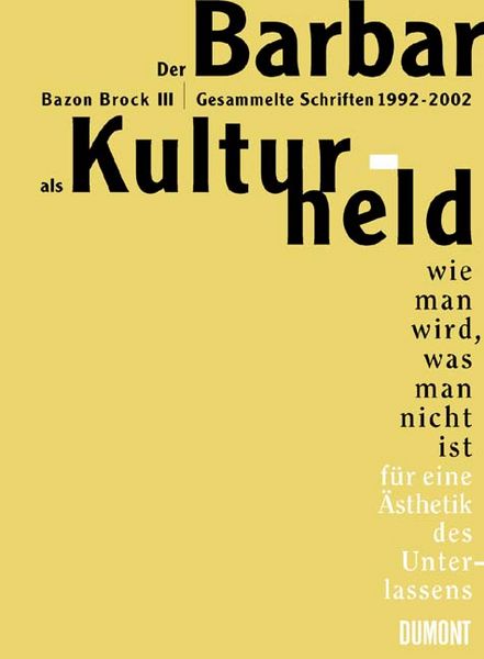 Produktbild: Der Barbar als Kulturheld