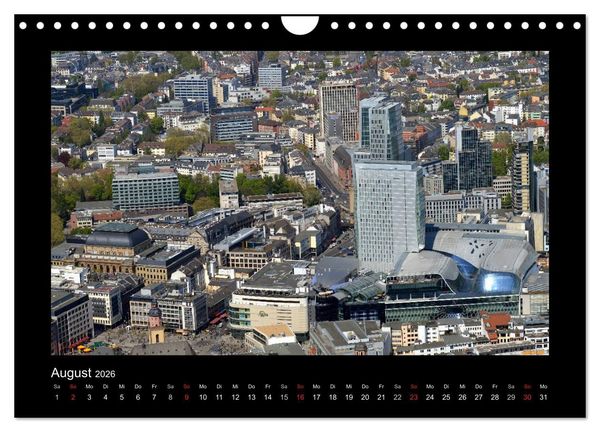 Produktbild: &uuml;ber den D&auml;chern von FRANKFURT (Wandkalender 2026 DIN A4 quer), CALVENDO Monatskalender