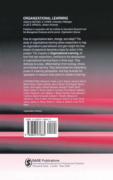 Produktbild: Organizational Learning