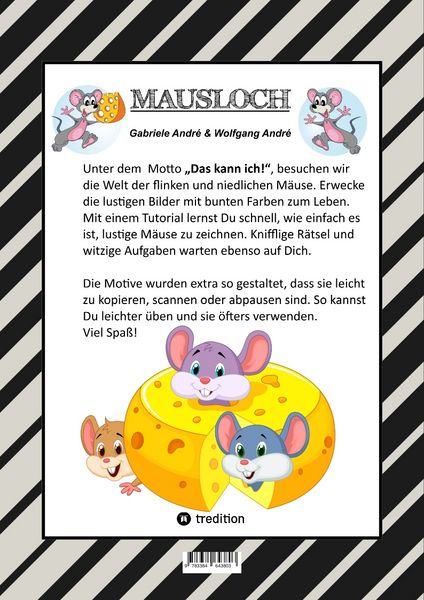 Produktbild: CRAFTBOOK - LUSTIGE MAUSMOTIVE - KNIFFLIGE R&Auml;TSEL - SPANNENDE AUFGABEN - TUTORIAL MAUSVORLAGEN - ZEICHENTECHNIK - MAUSGESCHICHTE SCRIBBLE