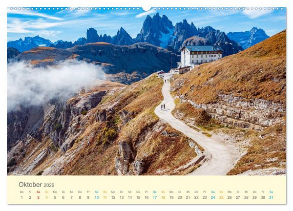 Produktbild: Wanderwege - zu Fu&szlig; in Europa (hochwertiger Premium Wandkalender 2026 DIN A2 quer), Kunstdruck in Hochglanz