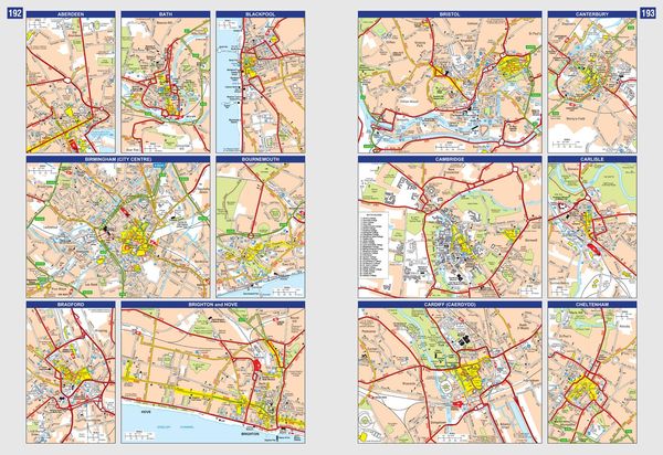 Produktbild: Great Britain A-Z Super Scale Road Atlas 2025 (A3 Spiral)
