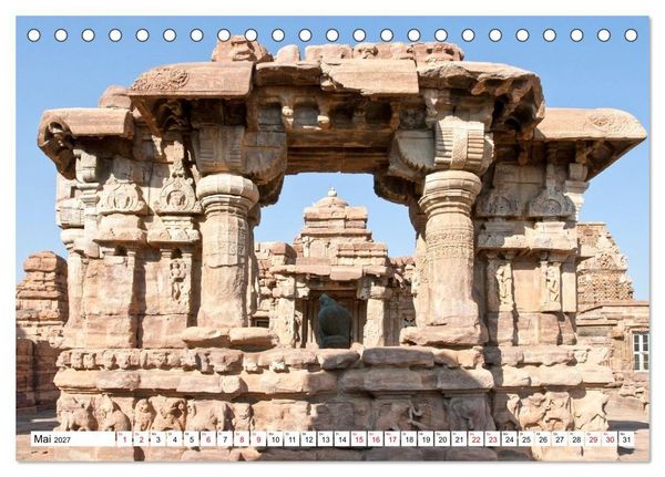 Produktbild: Momente einer Reise - Goa und Karnataka (Tischkalender 2027 DIN A5 quer), CALVENDO Monatskalender