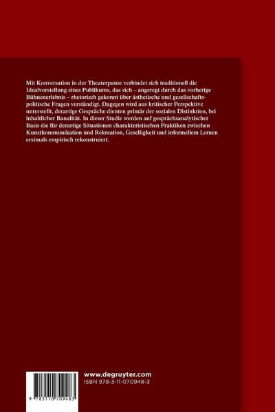 Produktbild: Theater im Gespr&auml;ch