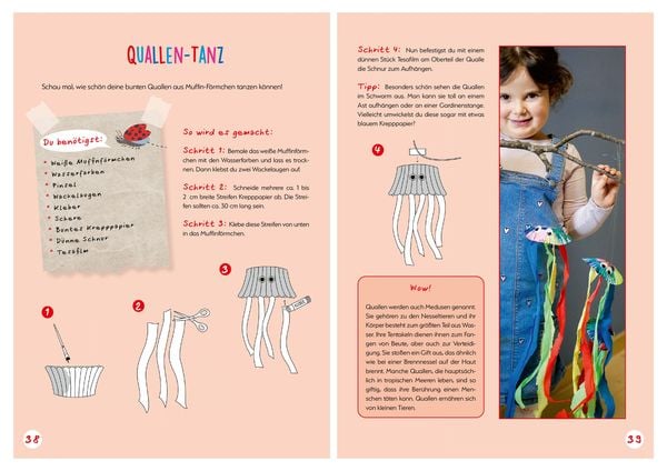 Produktbild: Tiere basteln mit den Kleinsten. Für Kinder von 2 bis 6 Jahren