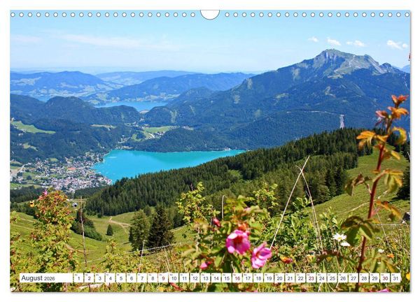 Produktbild: Schau eina in&acute;s Salzkammergut (Wandkalender 2026 DIN A3 quer), CALVENDO Monatskalender