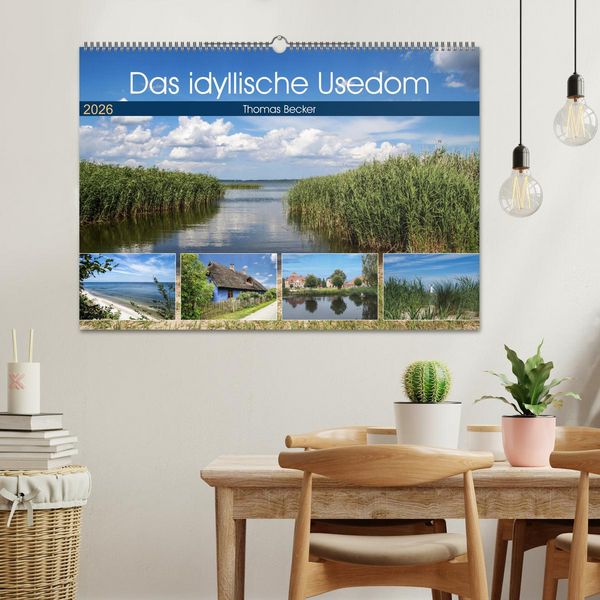 Produktbild: Das idyllische Usedom (Wandkalender 2026 DIN A2 quer), CALVENDO Monatskalender