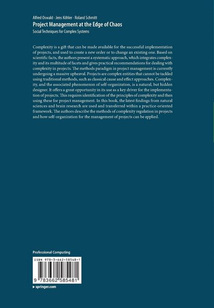 Produktbild: Project Management at the Edge of Chaos
