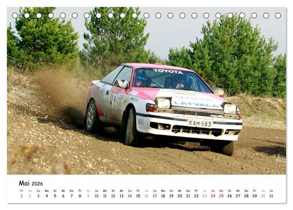 Produktbild: Lausitzrallye Histo EM (Tischkalender 2026 DIN A5 quer), CALVENDO Monatskalender