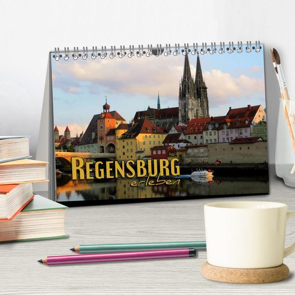 Produktbild: Regensburg erleben (Tischkalender 2026 DIN A5 quer), CALVENDO Monatskalender
