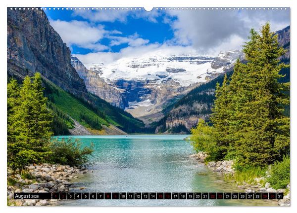 Produktbild: Kanadas Rocky Mountains (Wandkalender 2026 DIN A2 quer), CALVENDO Monatskalender