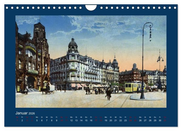 Produktbild: Historisches Frankfurt am Main von 1888 bis 1918 (Wandkalender 2026 DIN A4 quer), CALVENDO Monatskalender