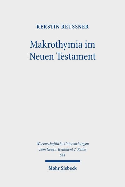 Produktbild: Makrothymia im Neuen Testament