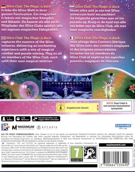 Produktbild: Winx Club - The Magic is Back