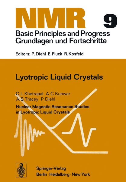 Produktbild: Nuclear Magnetic Resonance Studies in Lyotropic Liquid Crystals