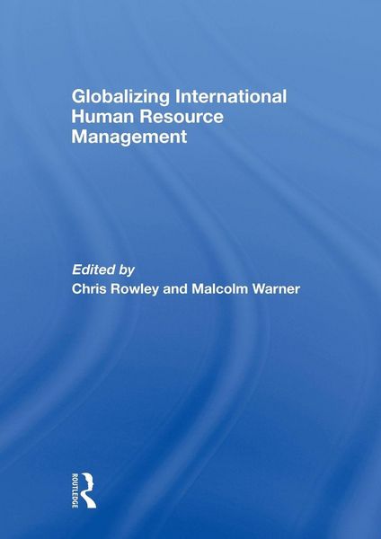 Produktbild: Globalizing International Human Resource Management
