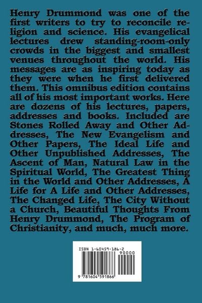 Produktbild: The Henry Drummond Reader - Essential Writings on Christian Faith, Spiritual Growth, Science, and the Meaning of Love