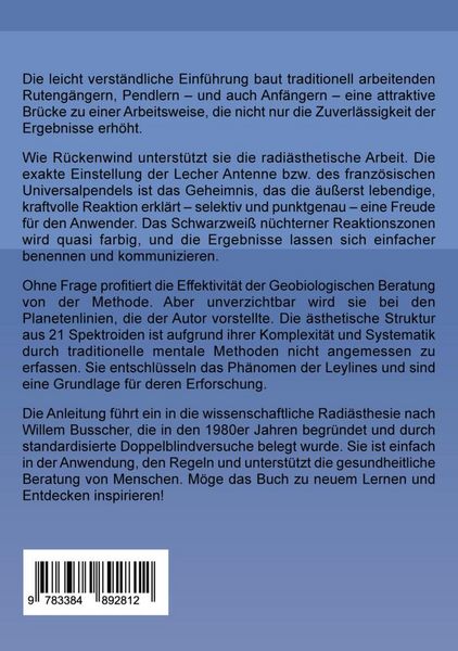 Produktbild: Praktische Einf&uuml;hrung in die Wissenschaftliche Radi&auml;sthesie