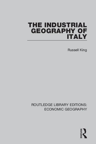Produktbild: The Industrial Geography of Italy