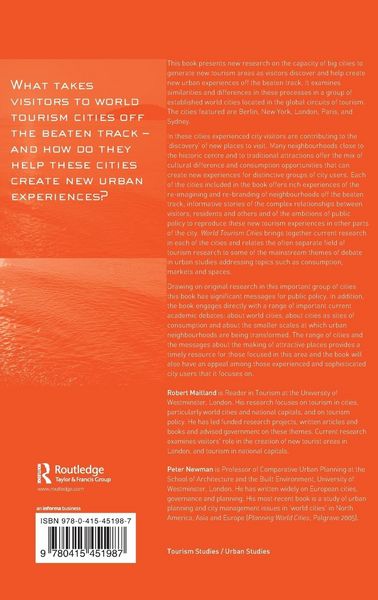 Produktbild: World Tourism Cities