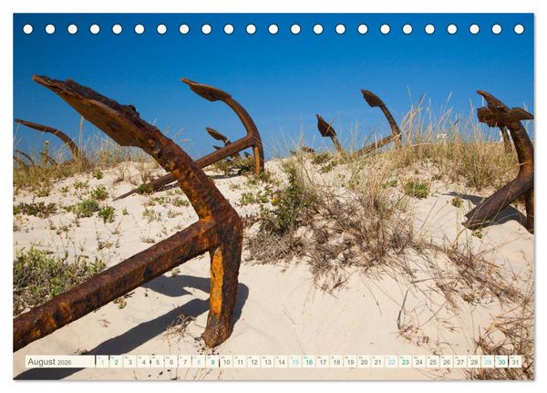 Produktbild: Algarve real - Impressionen aus Olh&atilde;o und Tavira (Tischkalender 2026 DIN A5 quer), CALVENDO Monatskalender