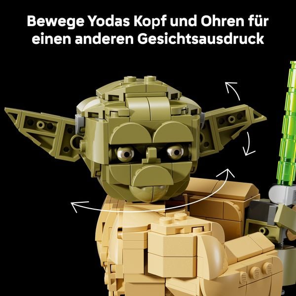 Produktbild: LEGO Star Wars 75438 Angriff der Klonkrieger Yoda B&uuml;ste, Modellbau
