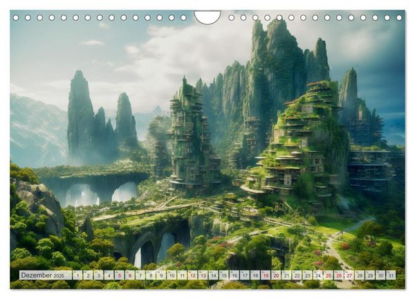 Produktbild: Gigapolis (Wandkalender 2026 DIN A4 quer), CALVENDO Monatskalender