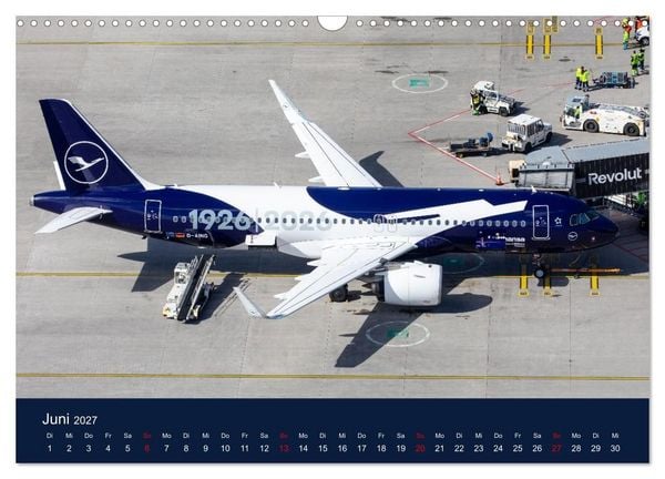 Produktbild: Lufthansa 100 Years (Wandkalender 2027 DIN A3 quer), CALVENDO Monatskalender