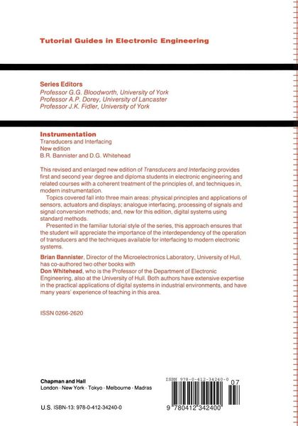 Produktbild: Instrumentation: Transducers and Interfacing
