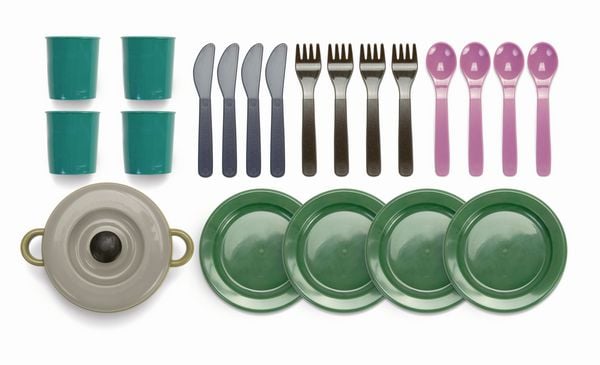 Produktbild: Dantoy Green Bean Essservice im Netz, 22 Teile