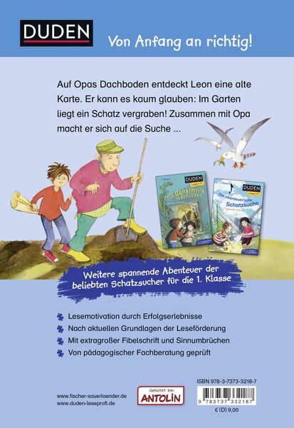 Produktbild: Duden Leseprofi &ndash; Die geheimnisvolle Schatzkarte, 1. Klasse