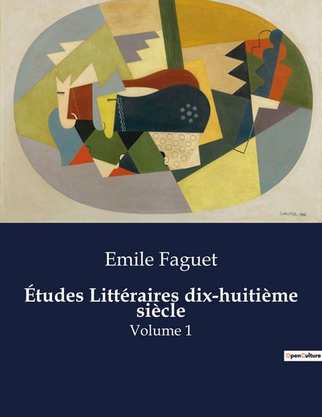 Produktbild: &Eacute;tudes Litt&eacute;raires dix-huiti&egrave;me si&egrave;cle