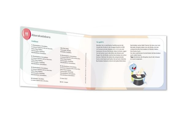 Produktbild: Bakabu. Komm mit ins Singeland! Bildkarten zur Sprachf&ouml;rderung mit Kinderliedern mit Musik zum Streamen