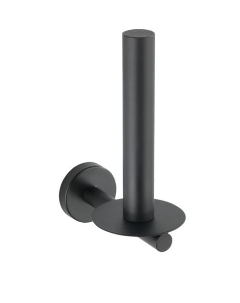 Produktbild: Toilettenpapier-Ersatzrollenhalter Mod. Bosio Black, rostfrei
