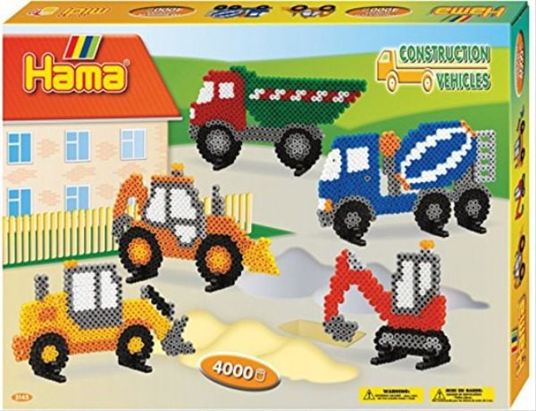 Hama Geschenkp. Baufahrzeuge 4.000 St.