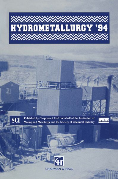 Produktbild: Hydrometallurgy &rsquo;94
