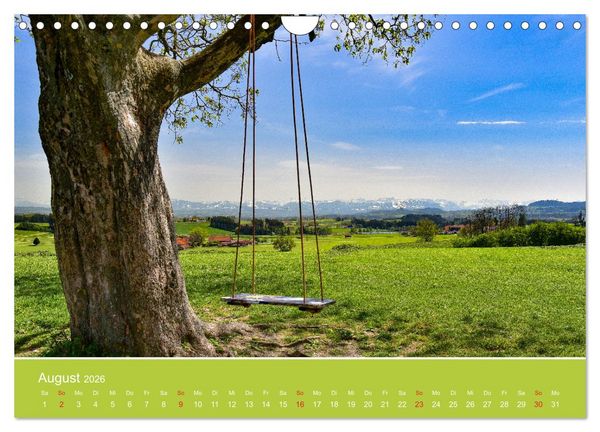 Produktbild: Wo das Allg&auml;u am sch&ouml;nsten ist (Wandkalender 2026 DIN A4 quer), CALVENDO Monatskalender