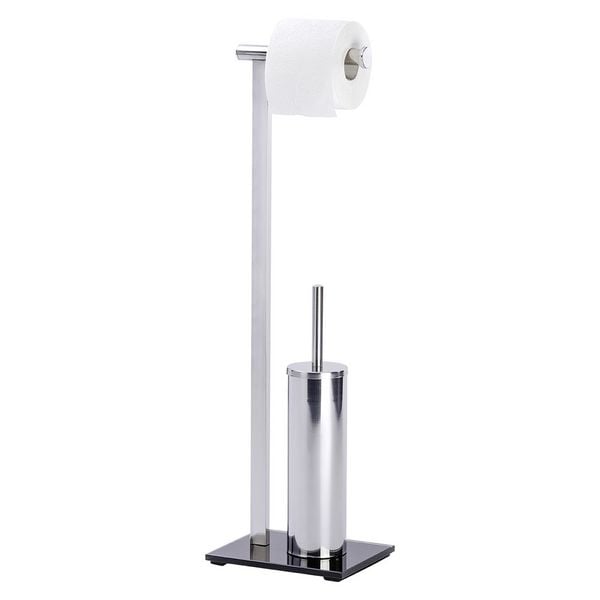 Stand WC-Garnitur Mod. Lava, aus rostfreiem Edelstahl