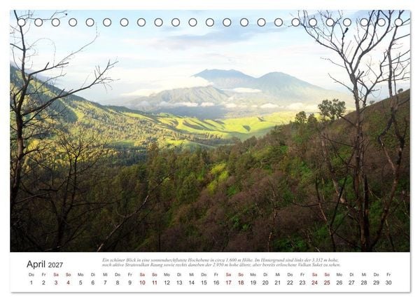 Produktbild: JAVA Natur pur (Tischkalender 2027 DIN A5 quer), CALVENDO Monatskalender