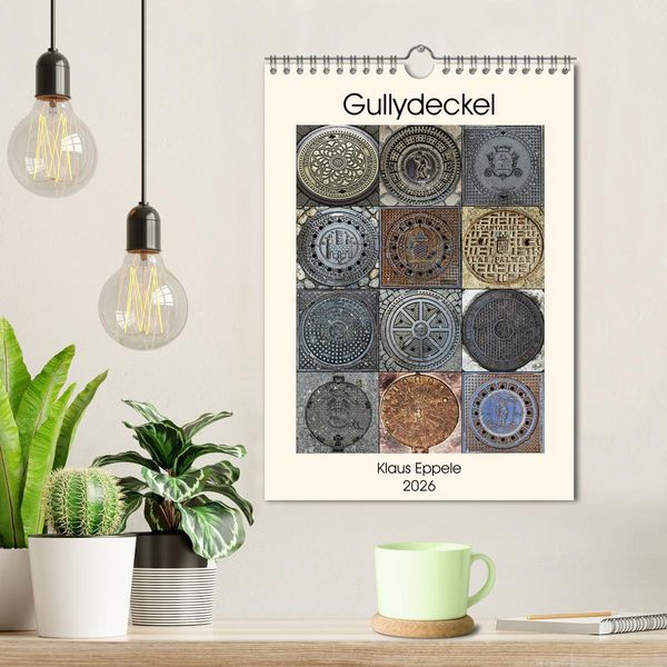 Produktbild: Gullydeckel (Wandkalender 2026 DIN A4 hoch), CALVENDO Monatskalender