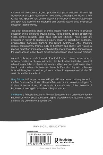 Produktbild: Equity and Inclusion in Physical Education and Sport