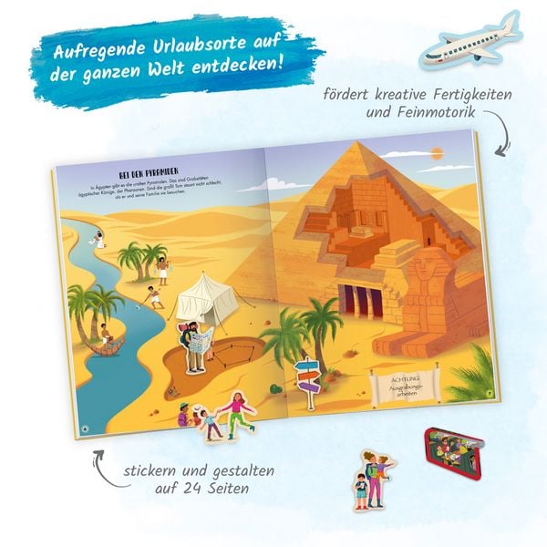 Produktbild: Tr&ouml;tsch Stickerbuch Mein gro&szlig;es Stickerbuch Ferien