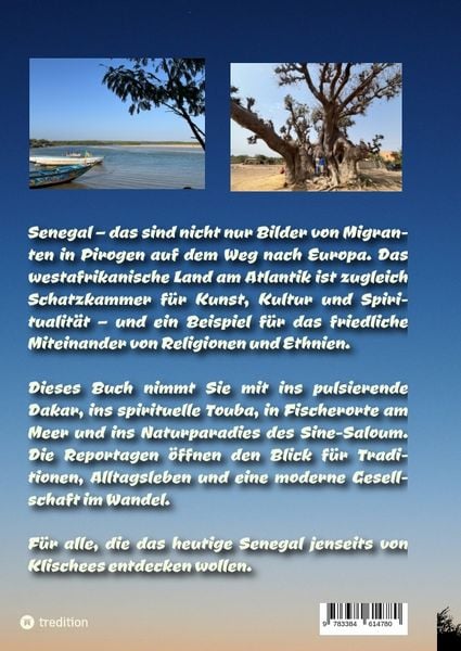 Produktbild: Inside Senegal: Reportagen im pulsierenden Dakar, im spirituellen Touba, in Naturparadiesen und Fischerd&ouml;rfern. Alltag und Gesellschaft, Traditionen und Moderne jenseits von Klischees