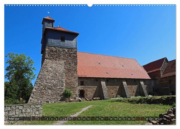 Produktbild: Stra&szlig;e der Romanik im Harz - eine Rundreise von Magdeburg in den Harz (hochwertiger Premium Wandkalender 2026 DIN A2 quer), Kunstdruck in Hochglanz