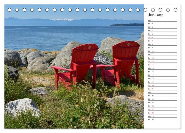 Produktbild: Vancouver Island - Perle im Kanadischen Westen (Tischkalender 2026 DIN A5 quer), CALVENDO Monatskalender