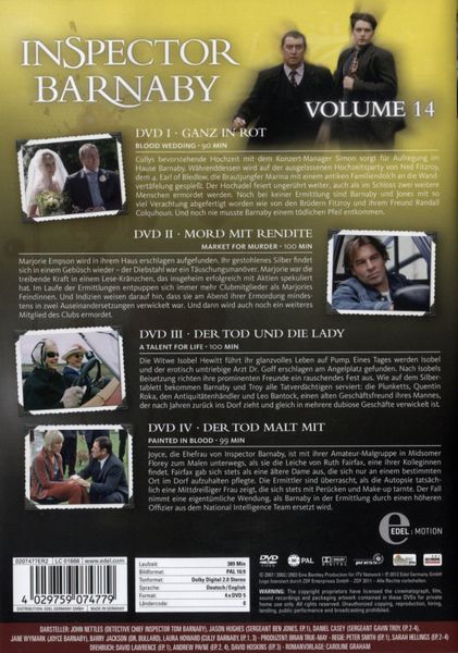 Produktbild: Inspector Barnaby Vol. 14 [4 DVDs]